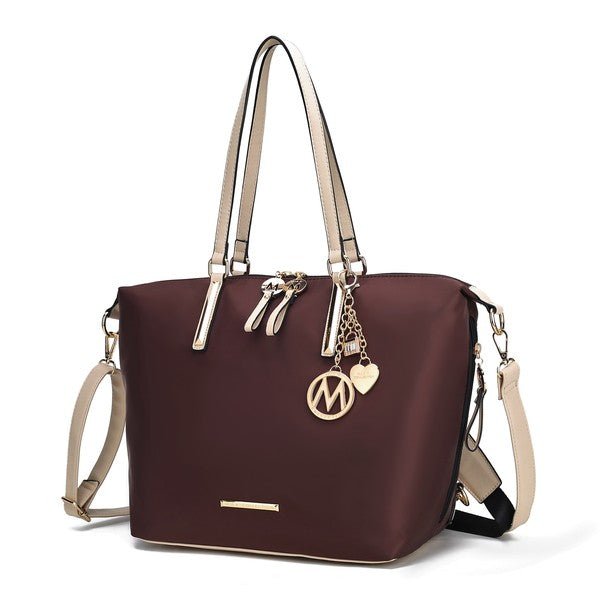 MKF Layla Solid Tote Backpack by Mia k - Sleekdenim.com