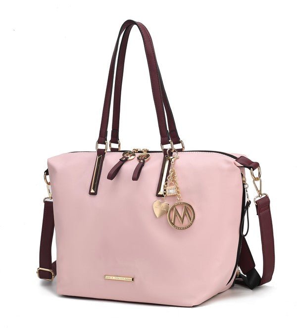 MKF Layla Solid Tote Backpack by Mia k - Sleekdenim.com