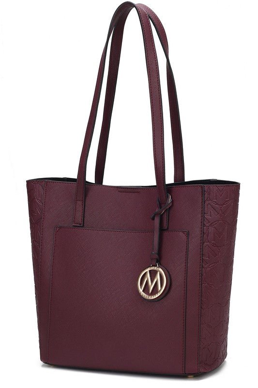 MKF Lea Vegan Leather Womens Tote Bag by Mia K - Sleekdenim.com
