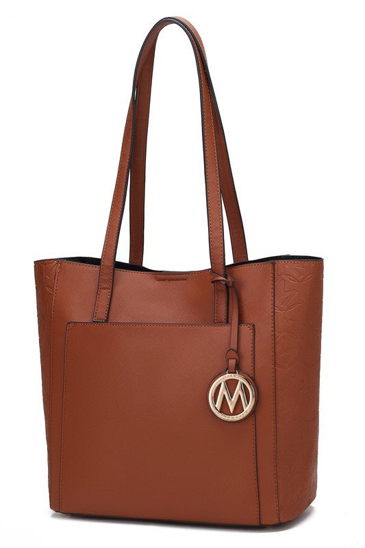 MKF Lea Vegan Leather Womens Tote Bag by Mia K - Sleekdenim.com