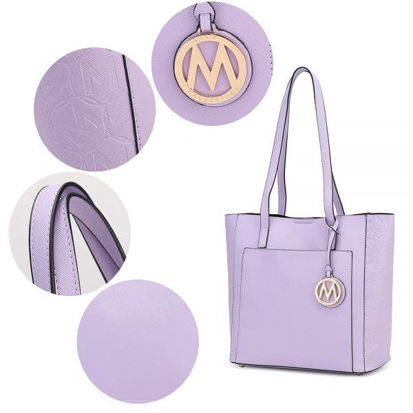 MKF Lea Vegan Leather Womens Tote Bag by Mia K - Sleekdenim.com