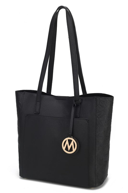 MKF Lea Vegan Leather Womens Tote Bag by Mia K - Sleekdenim.com