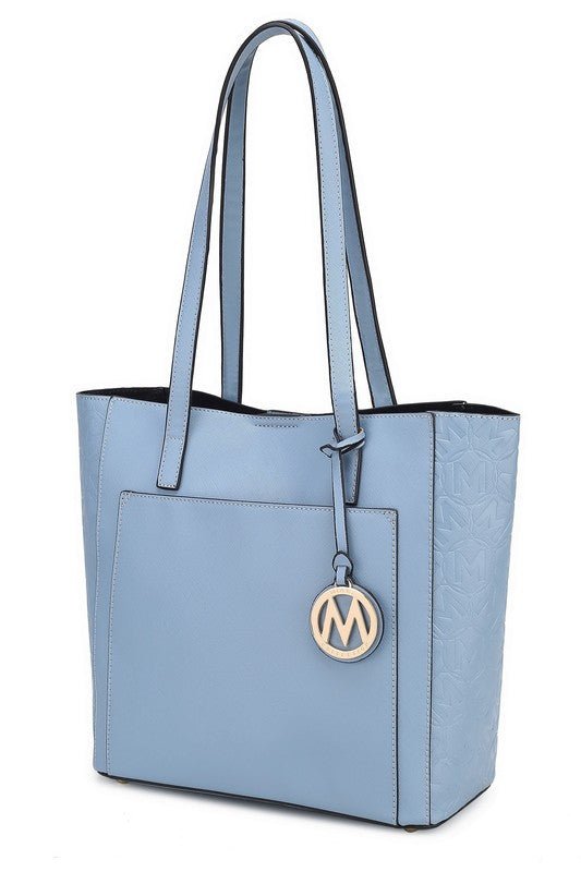 MKF Lea Vegan Leather Womens Tote Bag by Mia K - Sleekdenim.com