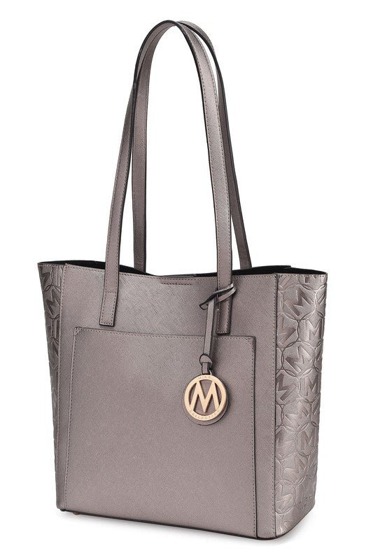 MKF Lea Vegan Leather Womens Tote Bag by Mia K - Sleekdenim.com
