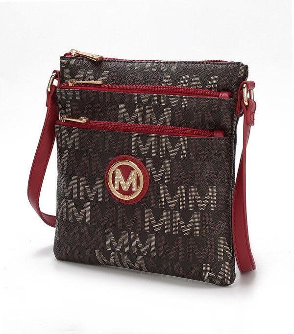MKF Lemuel M Signature Crossbody Bag - Sleekdenim.com