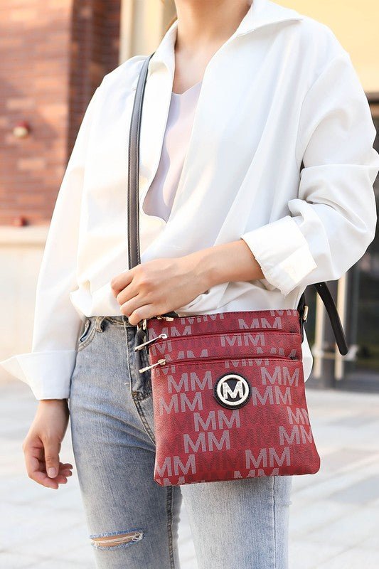 MKF Lemuel M Signature Crossbody Bag - Sleekdenim.com