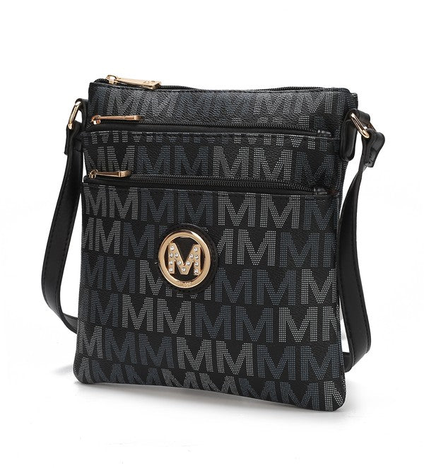 MKF Lemuel M Signature Crossbody Bag - Sleekdenim.com