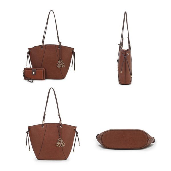 MKF Liv Tote Bag and Wallet Set by Mia K - Sleekdenim.com