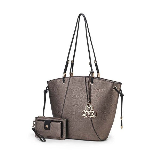 MKF Liv Tote Bag and Wallet Set by Mia K - Sleekdenim.com