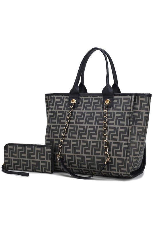 MKF Marlene Women Tote Bag with Wallet by Mia K - Sleekdenim.com