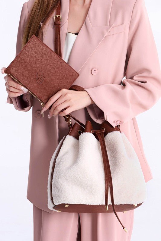 MKF Saryn Bucket Bag by Mia K - Sleekdenim.com