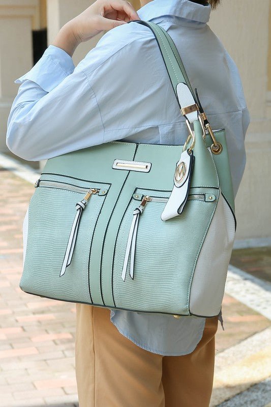 MKF Sofia Tote with Keyring by Mia K - Sleekdenim.com