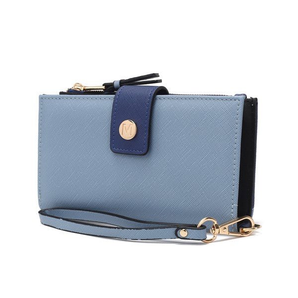 MKF Solene Vegan Leather Wristlet Wallet by Mia K - Sleekdenim.com