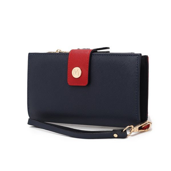 MKF Solene Vegan Leather Wristlet Wallet by Mia K - Sleekdenim.com