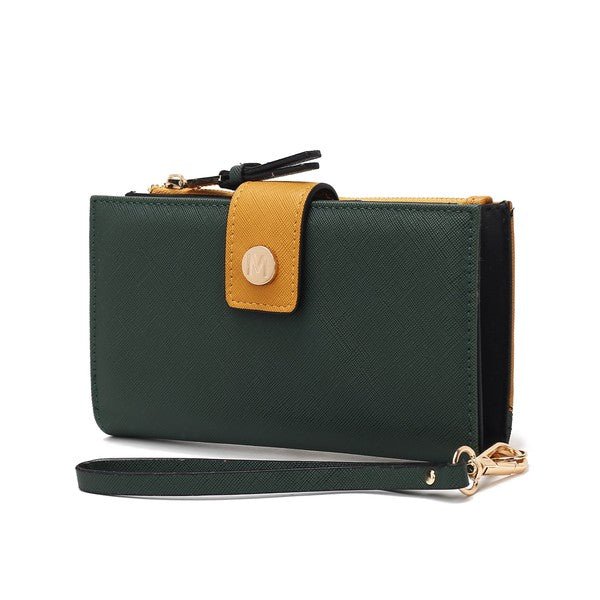 MKF Solene Vegan Leather Wristlet Wallet by Mia K - Sleekdenim.com