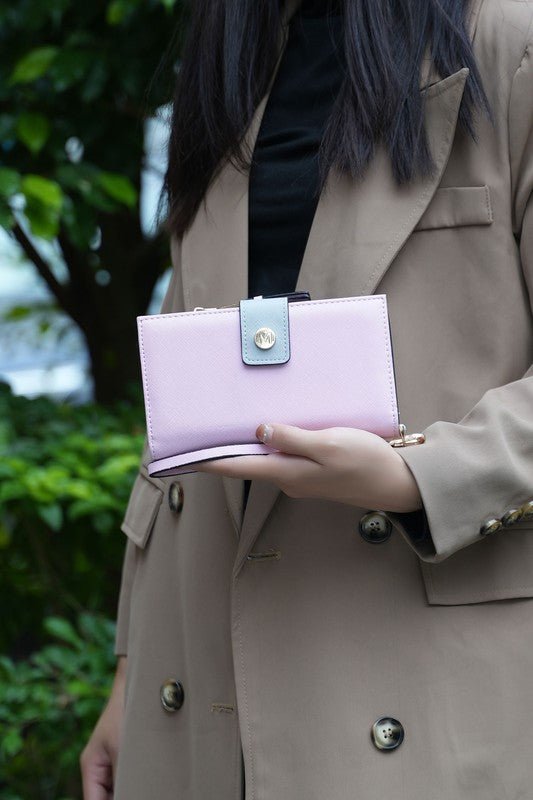 MKF Solene Vegan Leather Wristlet Wallet by Mia K - Sleekdenim.com