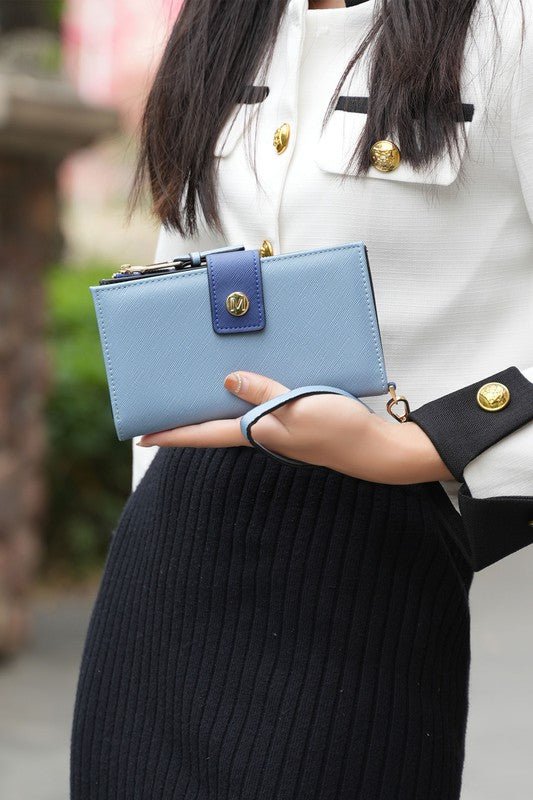 MKF Solene Vegan Leather Wristlet Wallet by Mia K - Sleekdenim.com