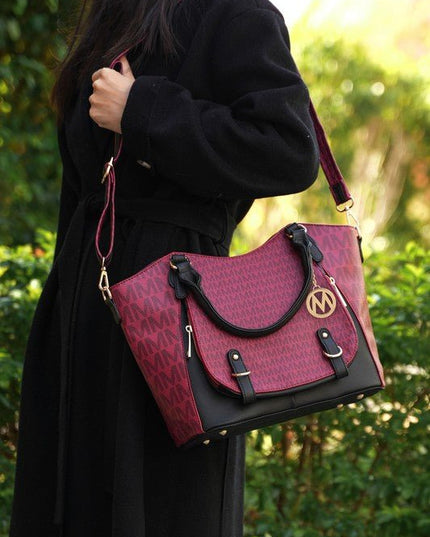 MKF Talula Printed Women Satchel Bag by Mia K - Sleekdenim.com