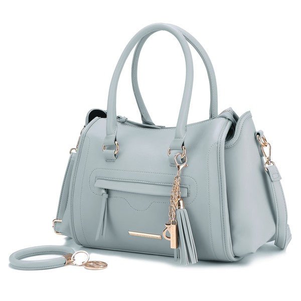 MKF Valeria Satchel with Keyring by Mia K - Sleekdenim.com