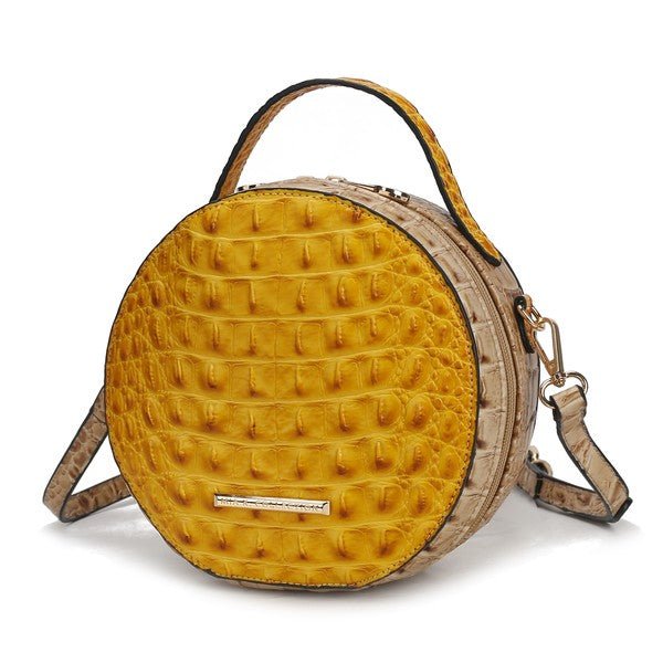 MKF Ynnari Croc - Embossed Crossbody Bag by Mia K. - Sleekdenim.com