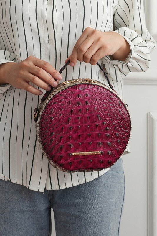 MKF Ynnari Croc - Embossed Crossbody Bag by Mia K. - Sleekdenim.com