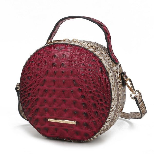 MKF Ynnari Croc - Embossed Crossbody Bag by Mia K. - Sleekdenim.com