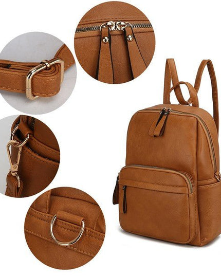 MKF Yolane Convertible Backpack by Mia K - Sleekdenim.com