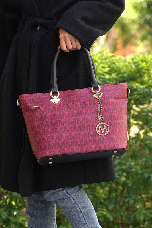 MKF Yonah Signature Printed Tote Bag by Mia K - Sleekdenim.com