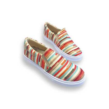 My Boho Striped Sneakers - Sleekdenim.com