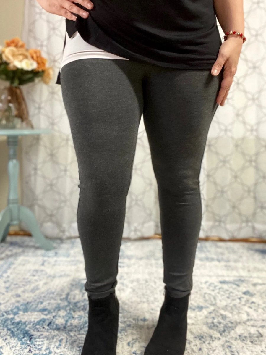 My Perfect Ponte Pants in Charcoal - Sleekdenim.com