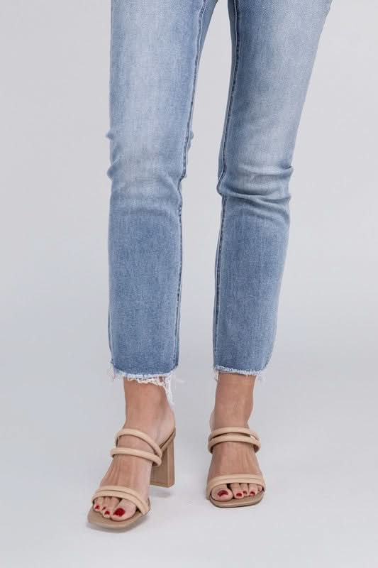 Oasis Society Angela - Strappy Alligator Heel - Sleekdenim.com