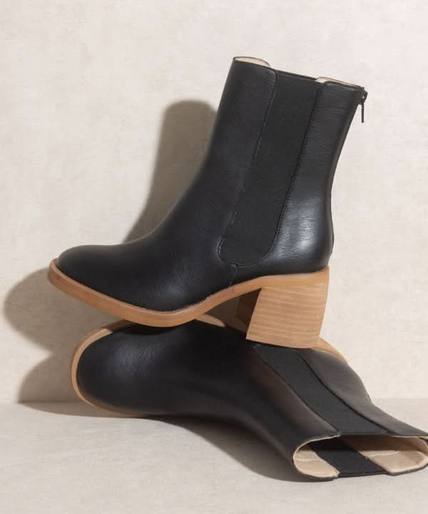 Oasis Society Olivia - Chelsea Heel Boots - Sleekdenim.com