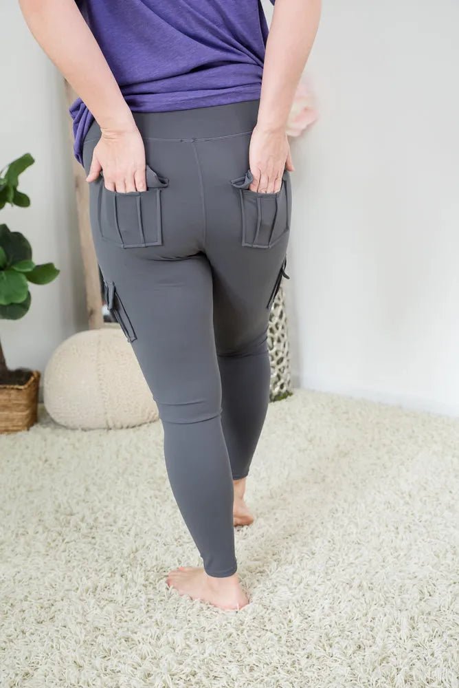 Out of Love Leggings in Charcoal - Sleekdenim.com