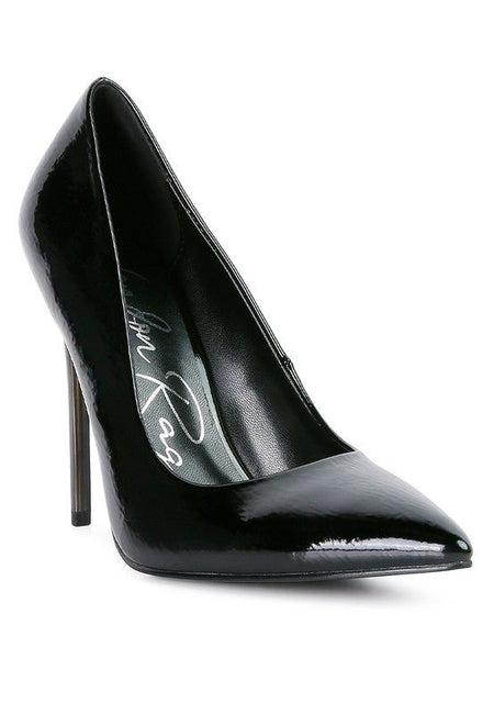 Personated Stiletto Heel Pumps - Sleekdenim.com