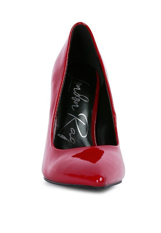 Personated Stiletto Heel Pumps - Sleekdenim.com