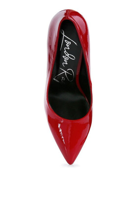 Personated Stiletto Heel Pumps - Sleekdenim.com