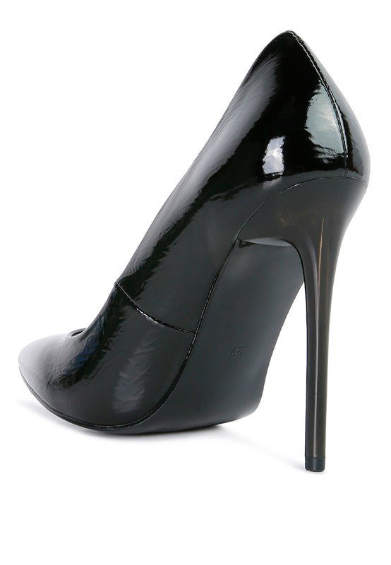 Personated Stiletto Heel Pumps - Sleekdenim.com