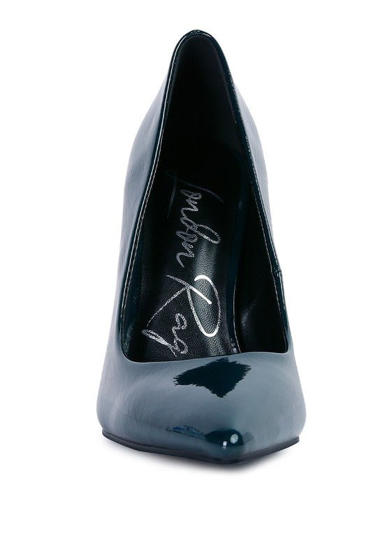 Personated Stiletto Heel Pumps - Sleekdenim.com