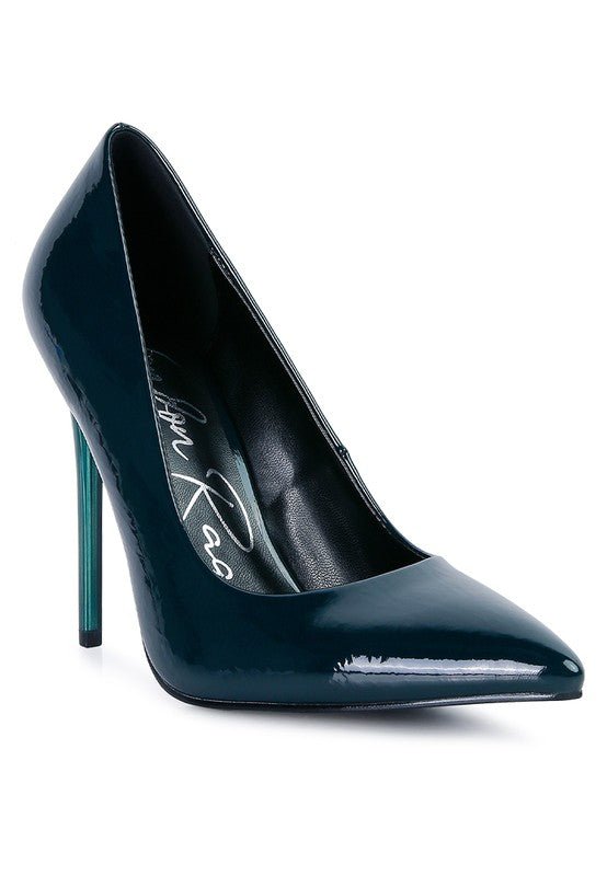 Personated Stiletto Heel Pumps - Sleekdenim.com