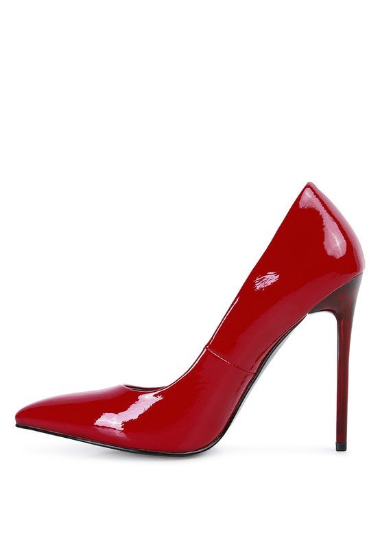 Personated Stiletto Heel Pumps - Sleekdenim.com