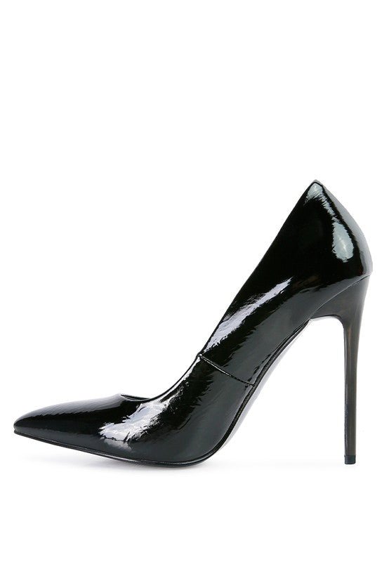 Personated Stiletto Heel Pumps - Sleekdenim.com