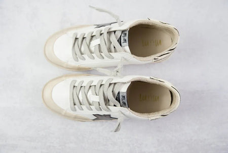 Sadie Sneakers in White - Sleekdenim.com