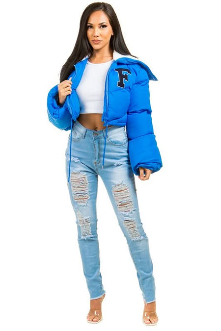 SEXY PUFFER FUZZY TRDDY JACKET - Sleekdenim.com