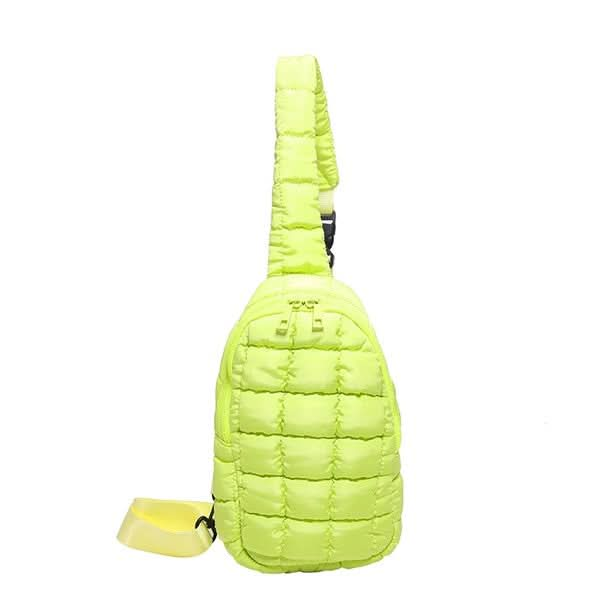 Skyler Quilted Puffer Sling - Sleekdenim.com