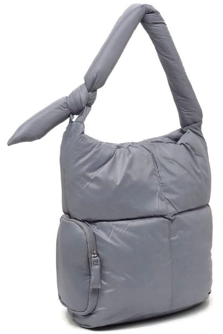 Soft Puffy Shoulder Bag Hobo - Sleekdenim.com