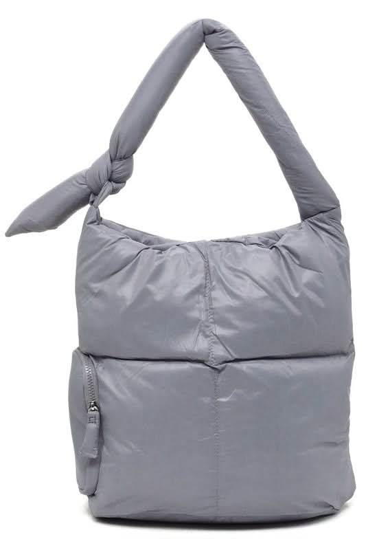 Soft Puffy Shoulder Bag Hobo - Sleekdenim.com