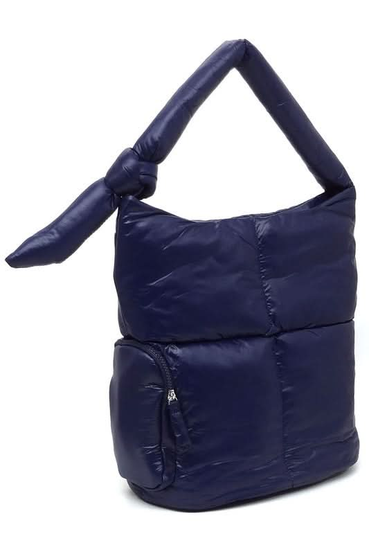 Soft Puffy Shoulder Bag Hobo - Sleekdenim.com