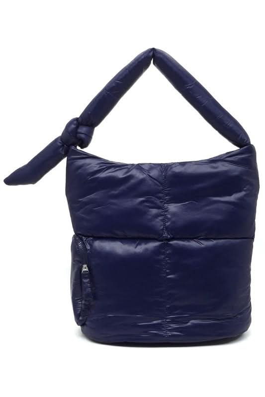 Soft Puffy Shoulder Bag Hobo - Sleekdenim.com