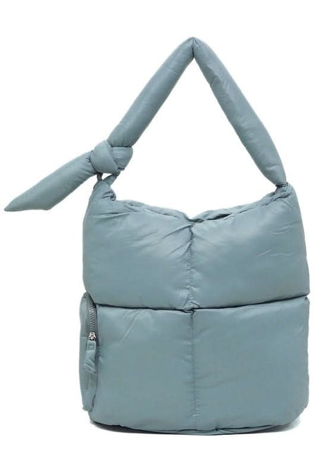 Soft Puffy Shoulder Bag Hobo - Sleekdenim.com