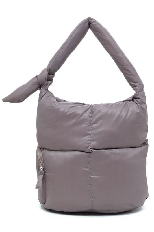 Soft Puffy Shoulder Bag Hobo - Sleekdenim.com